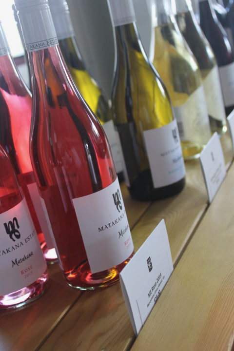 Wine Tasting including Rosé at Matakana Estate winery
