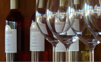 Bottles of wine from Johner