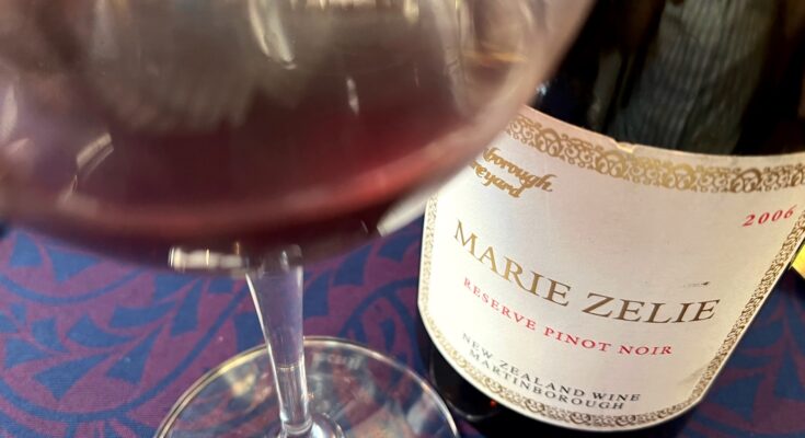Martinborough Vineyards ‘Marie Zelie’ Pinot Noir Reserve 2006