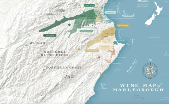 Wine Map of marlborough