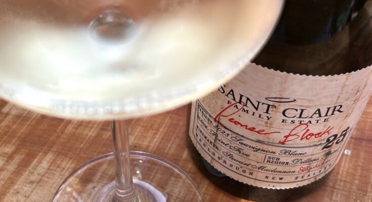 Saint Clair Pioneer Block 25 ‘Point Five’ Sauvignon Blanc 2023