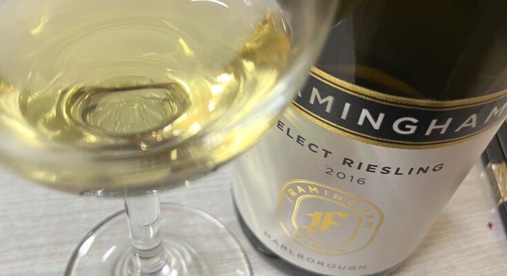 Framingham Select Riesling: 2016 vs 2024