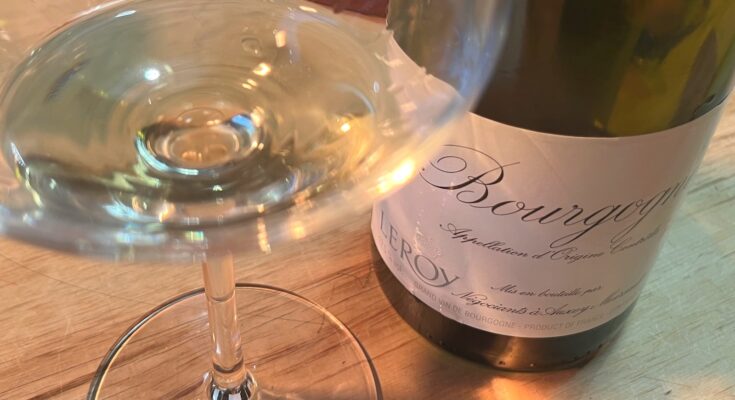 Maison Leroy Bourgogne Blanc 2018