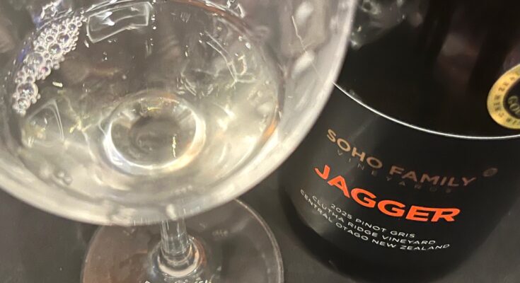 SOHO Family Vineyards ‘Jagger’ Pinot Gris 2025