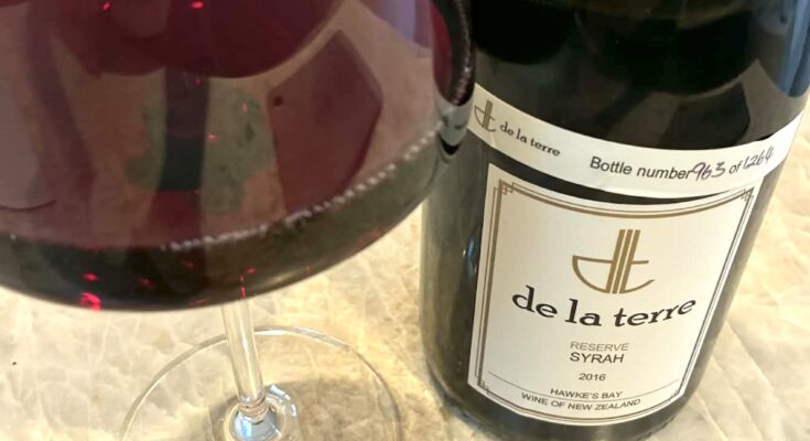 De la Terre Reserve Syrah 2016