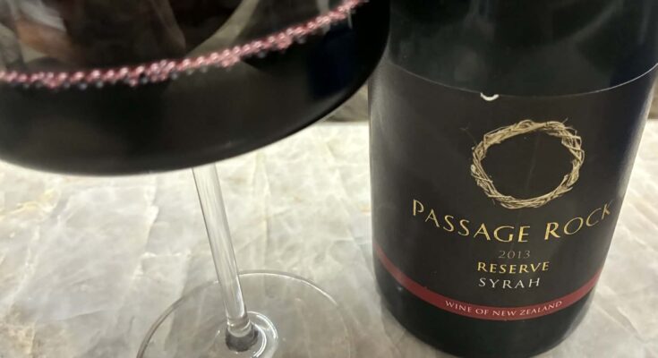 Passage Rock Reserve Syrah 2013